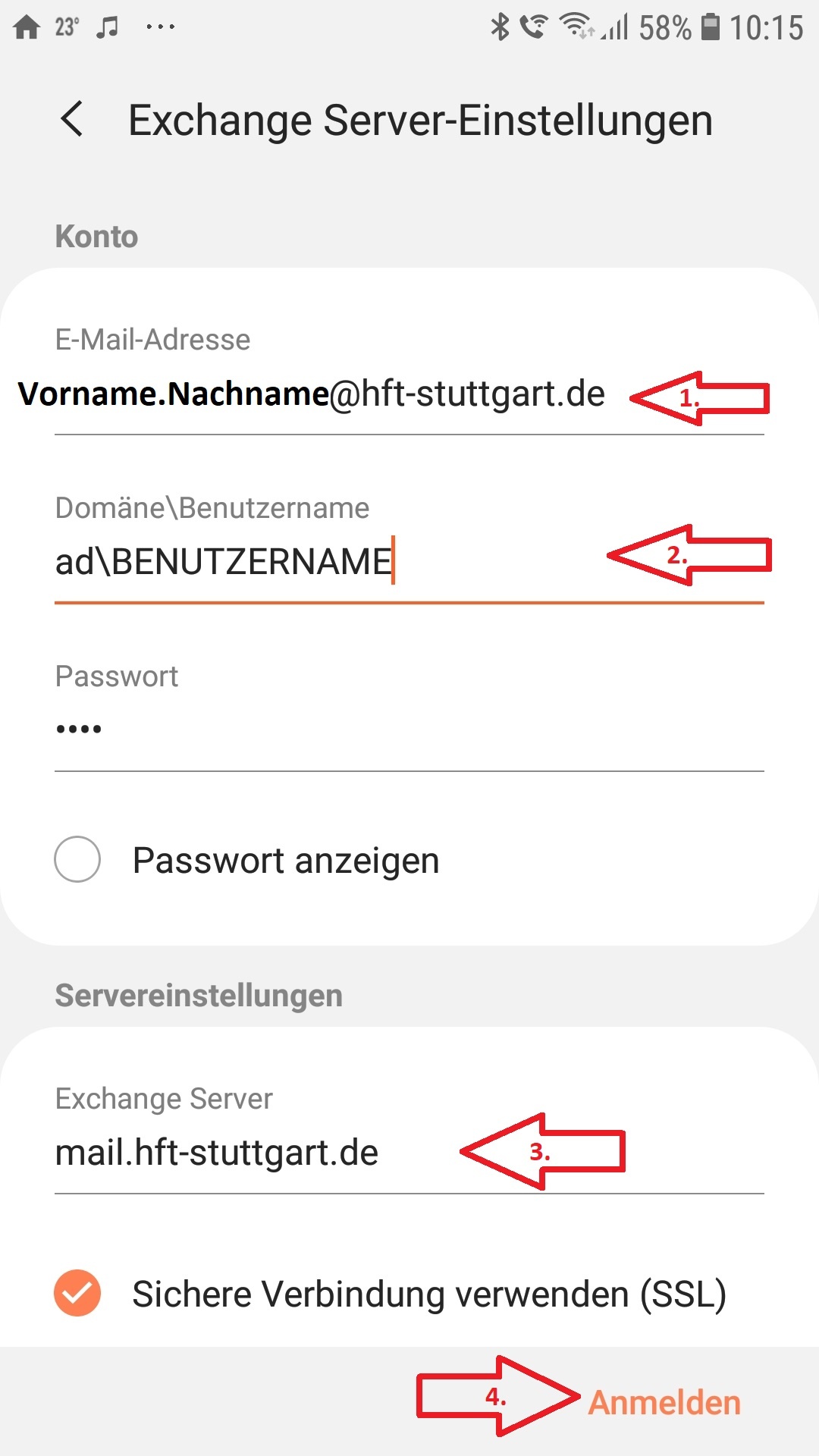 Info und Support Seite des Informationszentrums (IZ) der HFT Stuttgart > Android E-Mail Client > Android_Email_5.jpg
